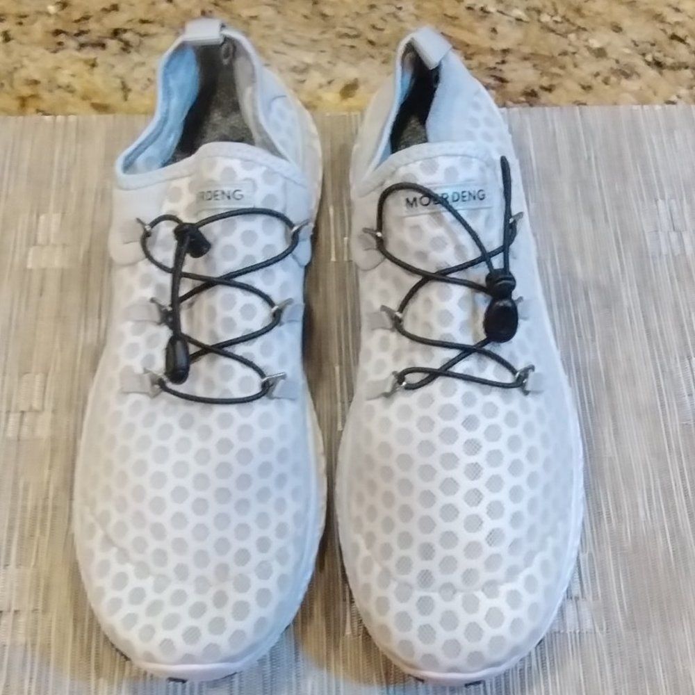 Moerdeng Lightweight Water Shoes Light Grey Quick Dry Size 12